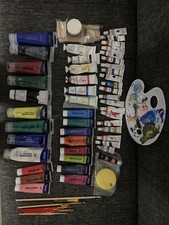 Malkoffer acrylfarben pinseln gebraucht kaufen  Bremerhaven
