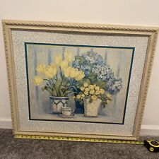 Large framed floral for sale  Orland Park