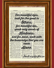 Audrey hepburn picture for sale  Hernando