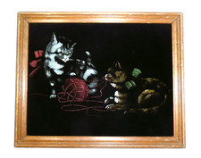 Kitsch black velvet for sale  Bristol