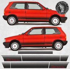 Listras de ajuste de qualidade para Fiat Uno Turbo, ou seja, Adesivos decorativos fase 1 comprar usado  Enviando para Brazil