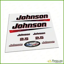 Adesivos adesivos laminados JOHNSON 2.5 HP barco a motor cavalo marinho restauração de energia comprar usado  Enviando para Brazil