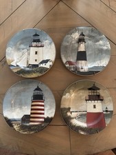 Four lighthouse plates for sale  Clarksburg