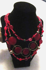 Handmade red beaded for sale  Prescott