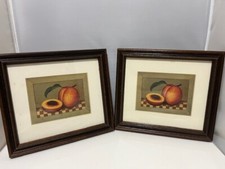 Vtg framed peach for sale  Huntingtown