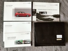 Usado, PACOTE CARTEIRA MANUAL DO PROPRIETÁRIO MANUAL GENUÍNO AUDI A3 SPORTBACK 2008-2010 B-421 comprar usado  Enviando para Brazil