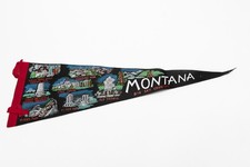Banderín de tela de recuerdo vintage Montana Big Sky Country 27" segunda mano  Embacar hacia Mexico