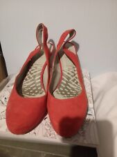 Clarks women red for sale  LYMM