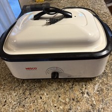 Forno assador vintage NESCO 18 Qt 4808-14 cozimento lento, assar, assar, cozinhar, vapor comprar usado  Enviando para Brazil