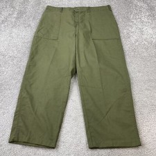 Calça utilitária militar masculina 36x31 verde casual vestuário de trabalho bolsos duráveis comprar usado  Enviando para Brazil