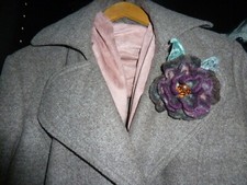 Filzbrosche filz rose gebraucht kaufen  Enkenbach-Alsenborn
