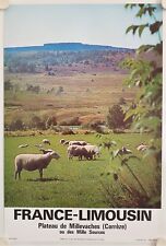 Limousin tourism poster d'occasion  Expédié en Belgium