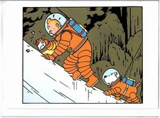 Carte postale tintin d'occasion  Bourg-la-Reine