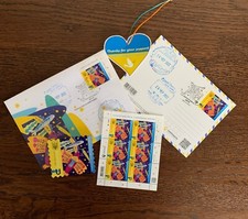Conjunto Ucrânia Selos "O Sonho ucraniana" + Cartão Postal + Envelope + Imã comprar usado  Enviando para Brazil