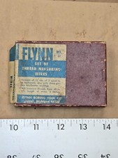 Flynn No. Conjunto completo de 11 fios de medição ferramenta de maquinista vintage feita nos EUA comprar usado  Enviando para Brazil