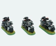 Warhammer 40k Black Templars Bike Squad zestaw 3 malowanych plastikowych miniatur na sprzedaż  PL