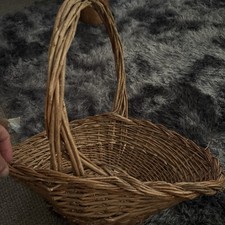Vintage wicker woven for sale  EDENBRIDGE