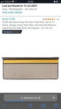 Grey carpet runners for sale  CREWE