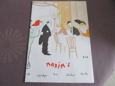 Ancien menu restaurant d'occasion  Châlons-en-Champagne