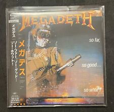 MEGADETH "SO FAR, SO GOOD…SO WHAT!"  JAPAN MINI LP SHM CD comprar usado  Enviando para Brazil