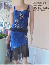 Ensemble leopart bleu d'occasion  Villeneuve-Loubet
