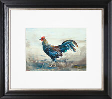Galo Jovem - Pintura a óleo original 12x10 polegadas (montada) NOVO! comprar usado  Enviando para Brazil