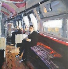 London Underground Life 1 pintura original de mídia mista em madeira (Mdf) comprar usado  Enviando para Brazil