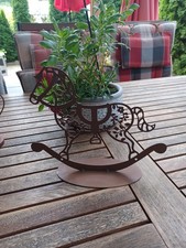 Edelrostfigur schaukelpferd 30 gebraucht kaufen  Neuhaus