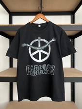 Camiseta Preta Vintage Anos 2000 Carcass Heatwork Death Metal Tamanho G comprar usado  Enviando para Brazil
