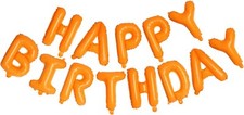 Happy birthday orange for sale  Alexandria