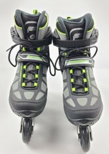Patins em linha masculinos Rollerblade Spark ALU preto/verde tamanho 10 excelente  comprar usado  Enviando para Brazil