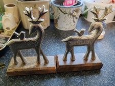 Pair christmas metal for sale Pair christmas metal for sale  SHEFFIELD