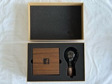 Lâmpada levitante Flyte Co-Pilot Buckminster cobre nogueira *LEIA A DESCRIÇÃO comprar usado  Enviando para Brazil