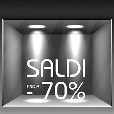 Adesivi vetrine saldi usato  Napoli