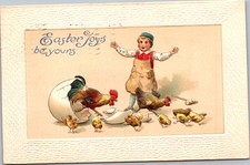 Postcard easter boy for sale  Buffalo Grove