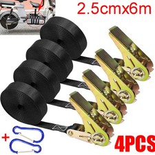 4pcs ratchet straps for sale  LEICESTER