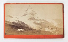 Usado, MATTERHORN Carte de Visite le Mont Cervin et l'Hôtel du Riffel ca 1870s comprar usado  Enviando para Brazil