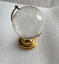 Glass globe metal for sale  MANCHESTER