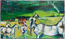 Tableau vintage huile d'occasion  Lavaur