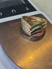 Bague carats emeraude d'occasion  Moirans