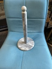 Usado, Porta-toalha de papel mármore vintage cinza dispensador de suporte de bancada de cozinha comprar usado  Enviando para Brazil
