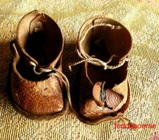 Alte puppenschuhe leder gebraucht kaufen  Deutschland