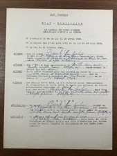 Barek Ben Tahar 1942 Algérie Régiment Tirailleurs Marocain Meknès WW2 El Hajeb na sprzedaż  Wysyłka do Poland