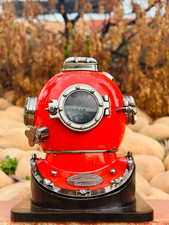 Casco nautico antico 18" subacqueo subacqueo US Navy Marine casco subacqueo... comprar usado  Enviando para Brazil