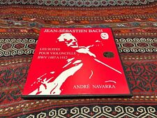 ANDRE NAVARRA UNACCOMPANIED BACH SOLO CELLO SUITES CALLIOPE 3 LP BOX MINT RARE segunda mano  Embacar hacia Argentina