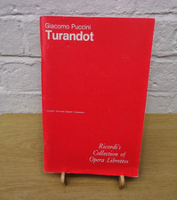 Giacomo puccini turandot for sale  LOUGHBOROUGH