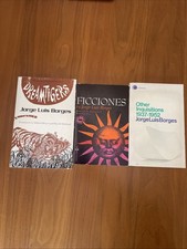 Lot of 3 Jorge Luis Borges Paperback: Ficciones, Dreamtigers, Other Inquisitions comprar usado Lot of 3 Jorge Luis Borges Paperback: Ficciones, Dreamtigers, Other Inquisitions comprar usado  Enviando para Brazil