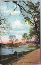 Antique postcard river for sale  UK