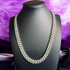 Mens iced cuban for sale  North Port