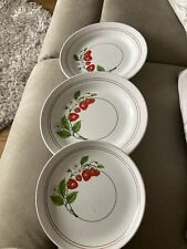 Melamine plates strawberry for sale  NUNEATON